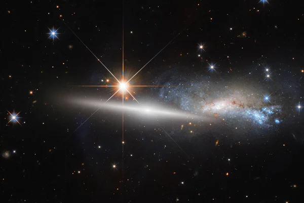 Fondo de pantalla espacial de ciencia ficción, galaxias y nebulosas en impresionante imagen cósmica — Foto de Stock