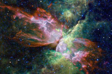 Starfield stardust ve sonsuz güzel evrende Bulutsusu.