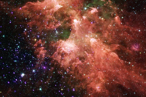 Nebulosa och galaxer i rymden. Delar av denna bild tillhandahålls av NASA — Stockfoto