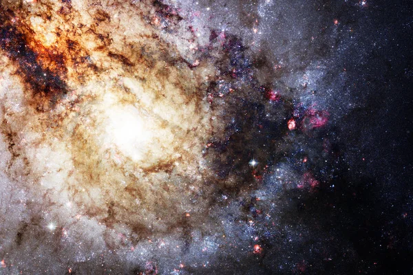 Galaxy, univerzum, ködök, fürt, csillag, a mély űrben. Science fiction-art. — Stock Fotó