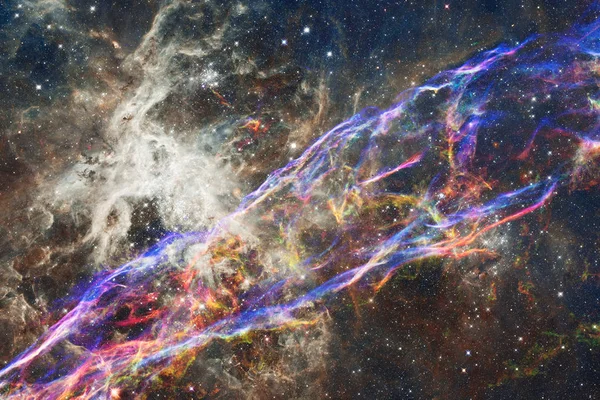 Oändligt vacker kosmos bakgrund med nebula och stjärnor. — Stockfoto
