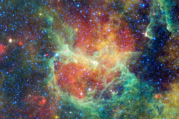 Galaxy någonstans i rymden. Skönheten i universum. — Stockfoto