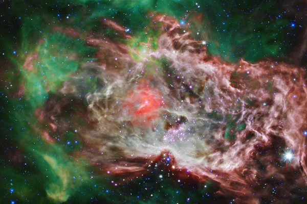 Galáxia brilhante, incrível papel de parede de ficção científica . — Fotografia de Stock