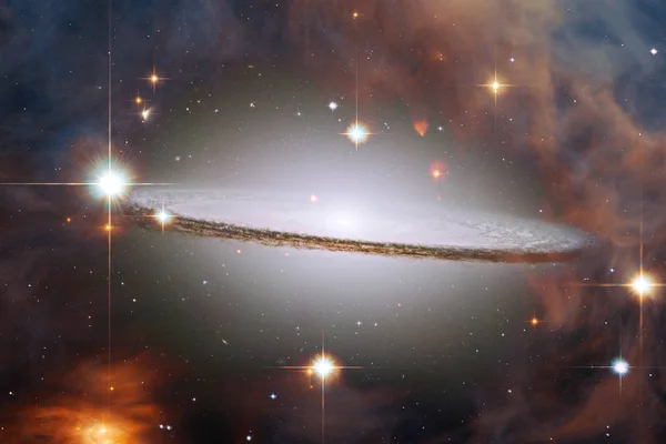 Nebulosa una nube interestelar de polvo estelar. Imagen del espacio exterior . — Foto de Stock