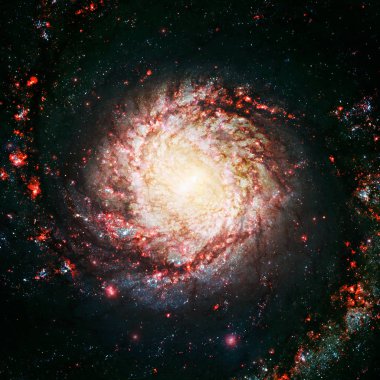 Sonsuz evren. Bu görüntünün elementleri NASA tarafından desteklenmektedir