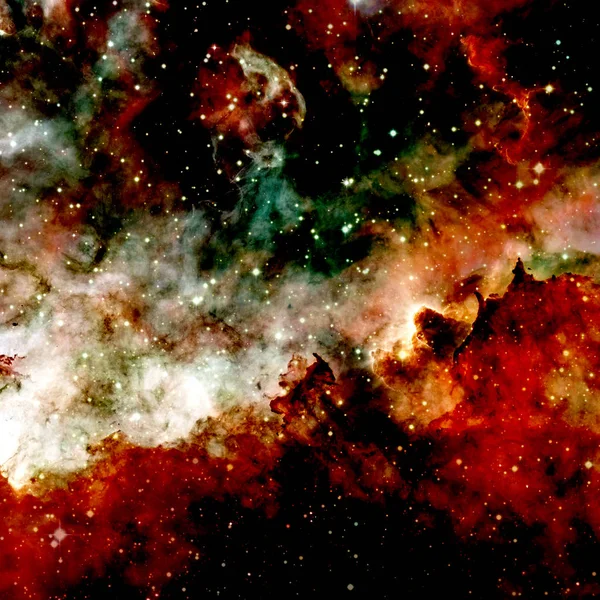 Escena universal con planetas, estrellas y galaxias en el espacio exterior . —  Fotos de Stock