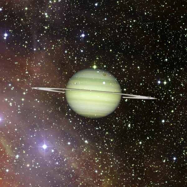 土星。Nasa から提供されたこのイメージの要素 — ストック写真