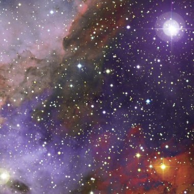 Sonsuz evren. Bu görüntünün elementleri NASA tarafından desteklenmektedir