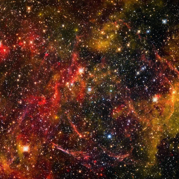 Nebulosa en el espacio exterior. Elementos de esta imagen proporcionados por la NASA —  Fotos de Stock