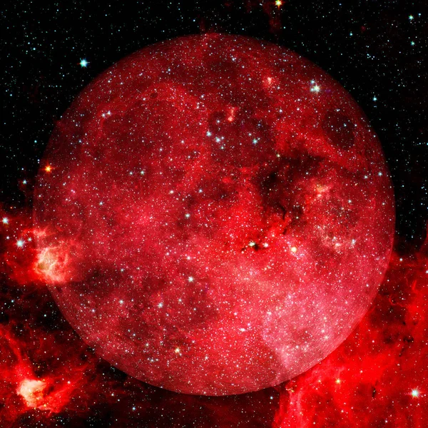 달의 환상적인 전망. 태양계. Nasa가 제공하는 이 이미지의 요소 — 스톡 사진