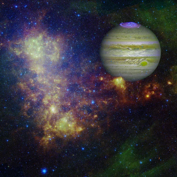 Planeta Jupiter. Elemente ale acestei imagini furnizate de NASA — Fotografie, imagine de stoc