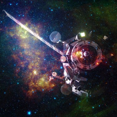 Uzay mekiği. Nasa tarafından döşenmiş bu görüntü unsurları