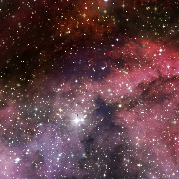 Nebulosa ett interstellärt moln av stjärnor damm. — Stockfoto