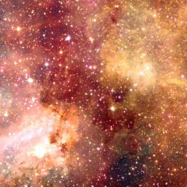 Sonsuz evrenin güzelliği. NASA tarafından döşenmiş bu görüntünün elemanları