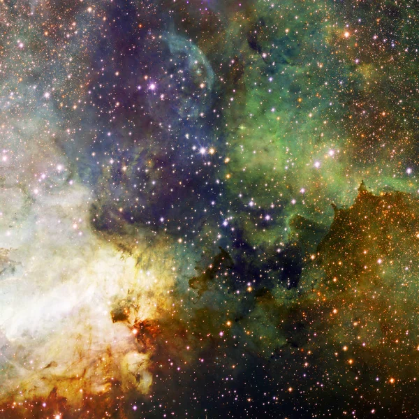 Ändlösa universum. Delar av denna bild tillhandahålls av NASA — Stockfoto