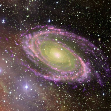 Sonsuz evren. Bu görüntünün elementleri NASA tarafından desteklenmektedir