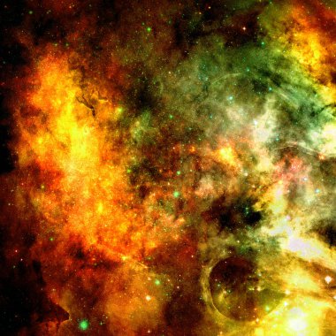 Derin uzayın güzelliği. Bu görüntünün elementleri NASA tarafından desteklenmektedir