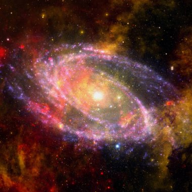 Sonsuz evren. Bu görüntünün elementleri NASA tarafından desteklenmektedir