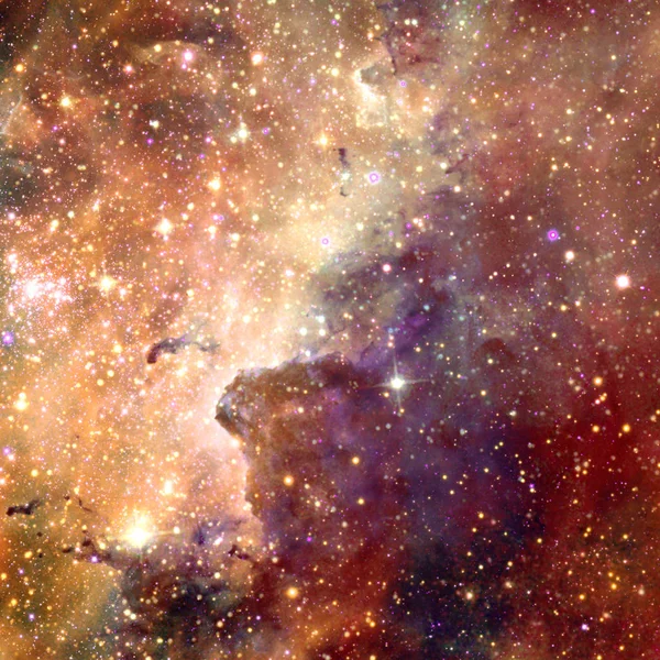 外层空间的星云。美国航天局提供的这一图像的要素 — 图库照片
