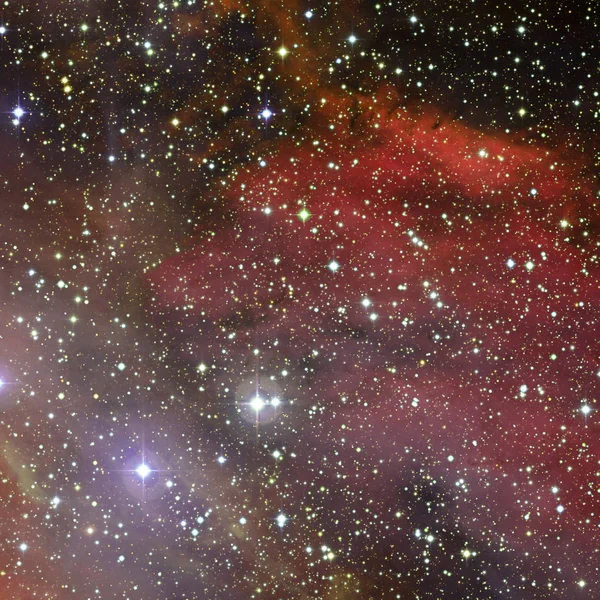 Nebulosa ett interstellärt moln av stjärnor damm. — Stockfoto