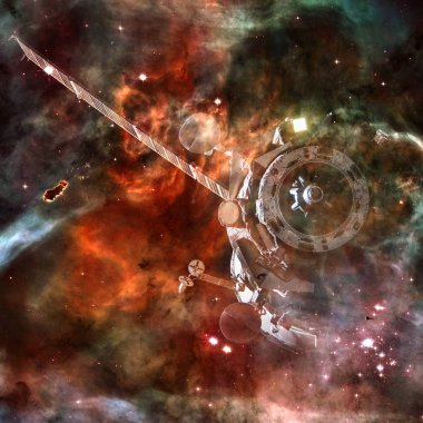 Uzay mekiği. Nasa tarafından döşenmiş bu görüntü unsurları