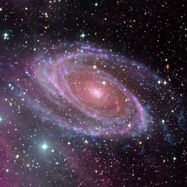 Soyut uzay duvar kağıdı. Nasa tarafından döşenmiş bu görüntünün elemanları