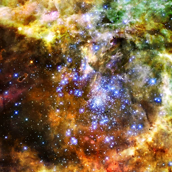 Végtelen univerzum. A kép elemeit a NASA bocsátotta rendelkezésre — Stock Fotó