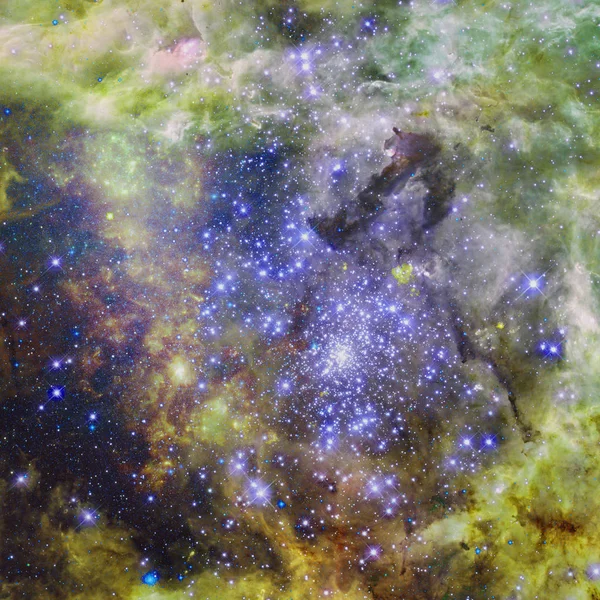 Gyönyörű nebulaes a világűrben. Elemeit a kép által szolgáltatott NASA — Stock Fotó