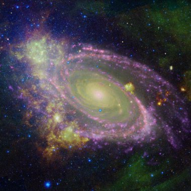 Sonsuz evren. Bu görüntünün elementleri NASA tarafından desteklenmektedir