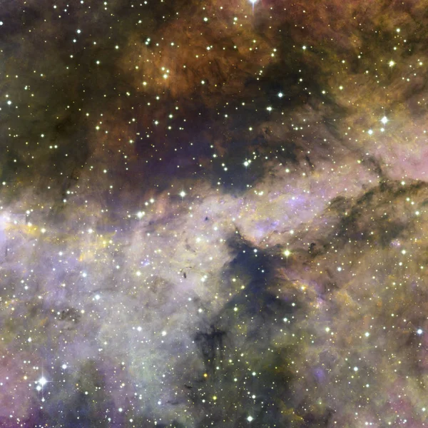 별과 성운과 은하로 가득 한 우주. — 스톡 사진