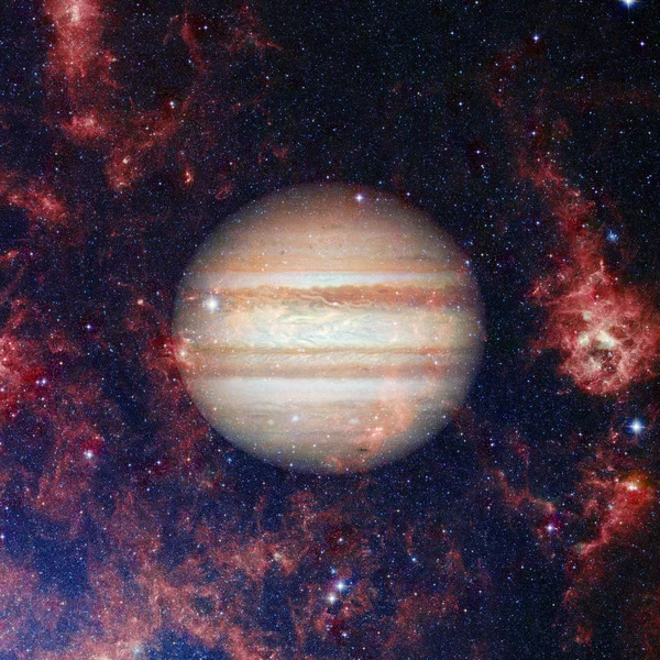 宇宙空間の木星。この画像の要素は、NASAによって提供 — ストック写真