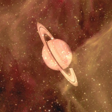 Satürn. Nasa tarafından döşenmiş bu görüntü unsurları