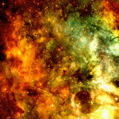 Soyut uzay duvar kağıdı. Nasa tarafından döşenmiş bu görüntünün elemanları