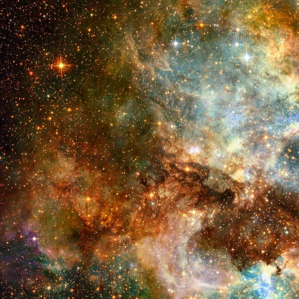 Carta da parati astratta spazio. Elementi di questa immagine forniti dalla NASA — Foto Stock