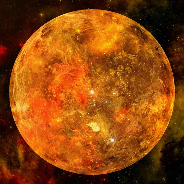 Planeten Venus. Delar av denna bild tillhandahålls av NASA — Stockfoto