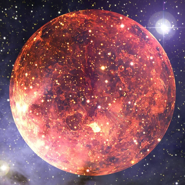 金星惑星。NASAによって提供されたこの画像の要素 — ストック写真