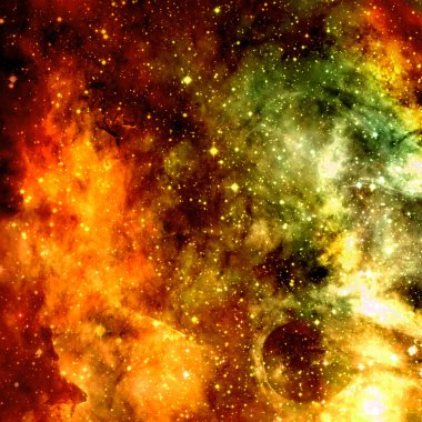 Sonsuz evren. Bu görüntünün elementleri NASA tarafından desteklenmektedir