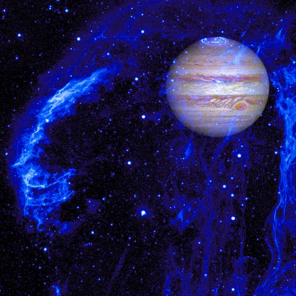 Planète Jupiter. Éléments de cette image fournis par la NASA — Photo