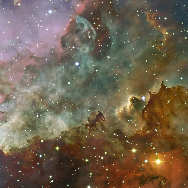Νεφέλωμα ένα διαστρικό σύννεφο της σκόνης αστεριών. — Φωτογραφία Αρχείου