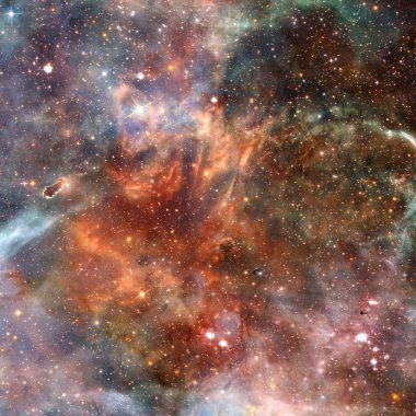 Soyut uzay duvar kağıdı. Nasa tarafından döşenmiş bu görüntünün elemanları