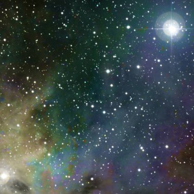 Sonsuz evren. Bu görüntünün elementleri NASA tarafından desteklenmektedir