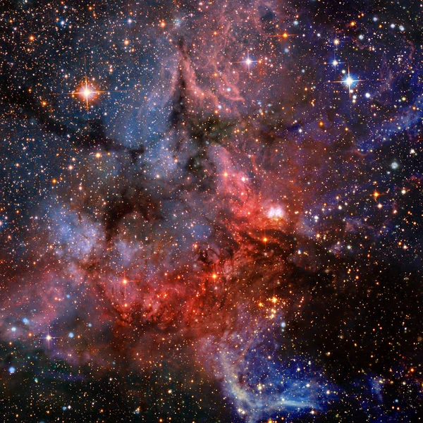 Nebulosa i yttre rymden. Delar av denna bild tillhandahålls av NASA — Stockfoto