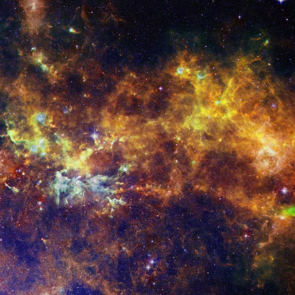 Universo sin fin. Elementos de esta imagen proporcionados por la NASA — Foto de Stock