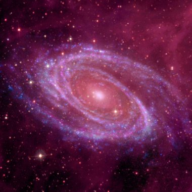 Soyut uzay duvar kağıdı. Nasa tarafından döşenmiş bu görüntünün elemanları