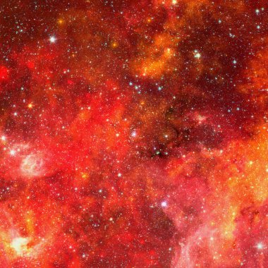 Sonsuz evrenin güzelliği. NASA tarafından döşenmiş bu görüntünün elemanları