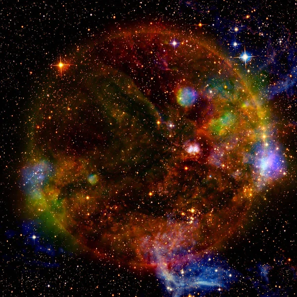 Velmi horká hvězda. Tekutá plazma. Prvky tohoto obrazu, které poskytl NASA. — Stock fotografie