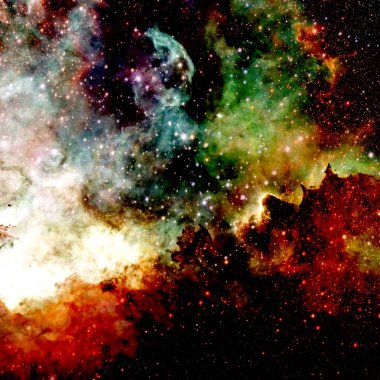 Derin uzayda bir yerde Starfield awesome güzellik.