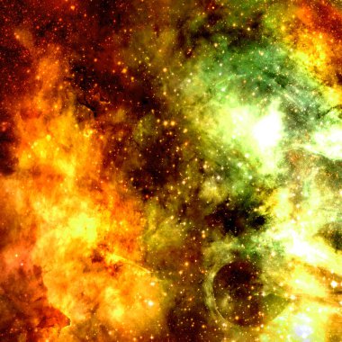 Derin uzayda bir yerde Starfield awesome güzellik.