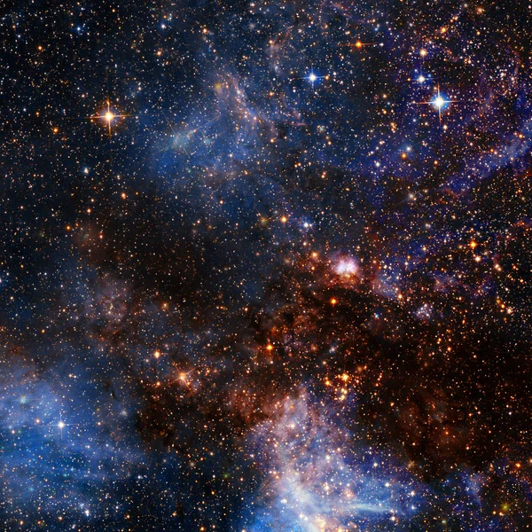 Nebulosa ett interstellärt moln av stjärnor damm. — Stockfoto