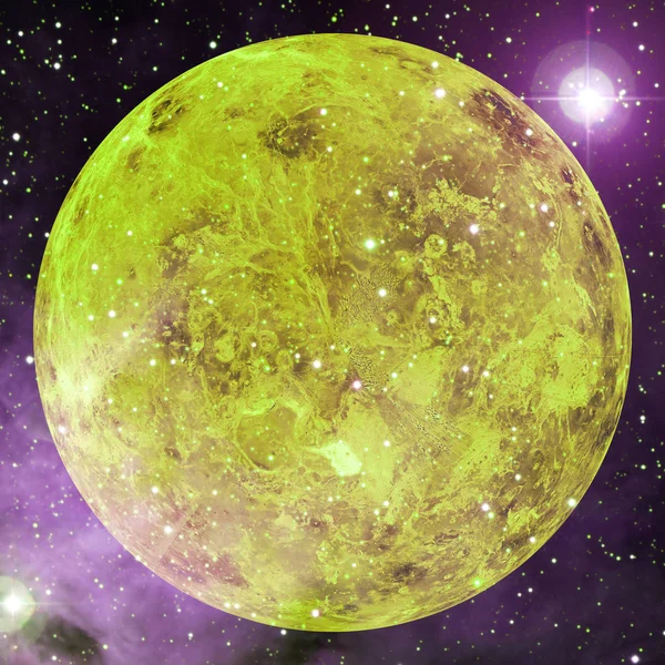 Planeta Vénus. Elementos desta imagem fornecidos pela NASA — Fotografia de Stock